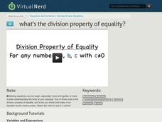 What's the Division Property of Equality? Instructional Video