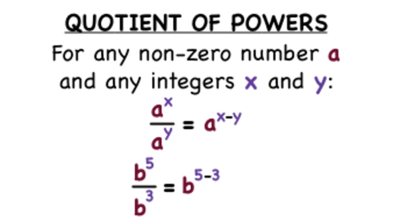 What's the Quotient of Powers Rule? Instructional Video