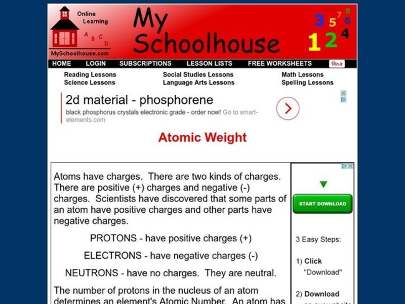 Atomic Weight Interactive