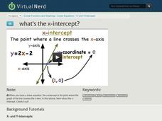 What's the X-Intercept? Instructional Video