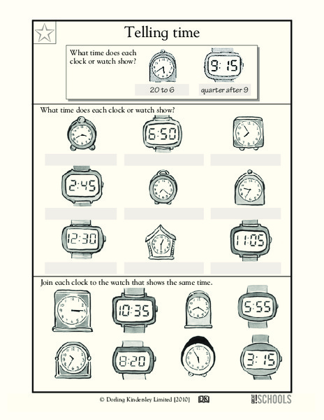 What's the Time? Worksheet