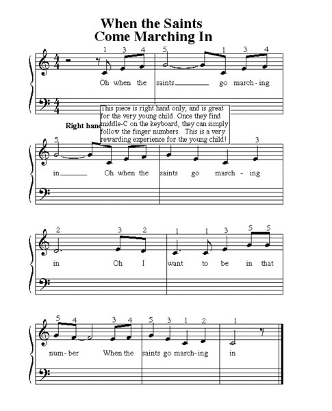 When the Saints Come Marching In Worksheet