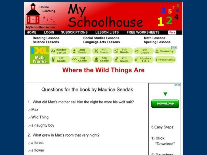 Where the Wild Things Are Interactive