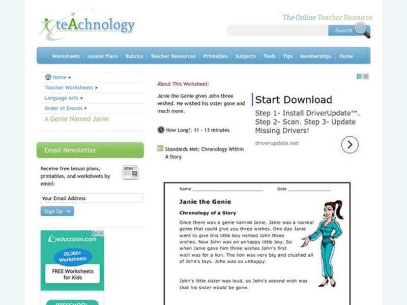Which Way??? Worksheet