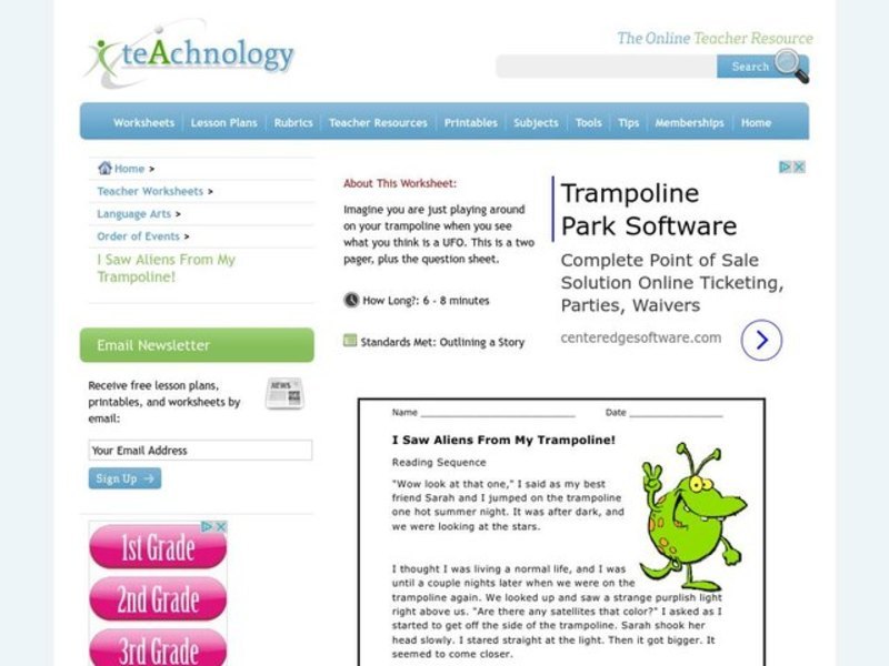 Which Way??? Worksheet