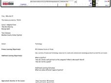 Who Am I? Lesson Plan