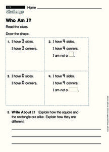 Who Am I? Worksheet