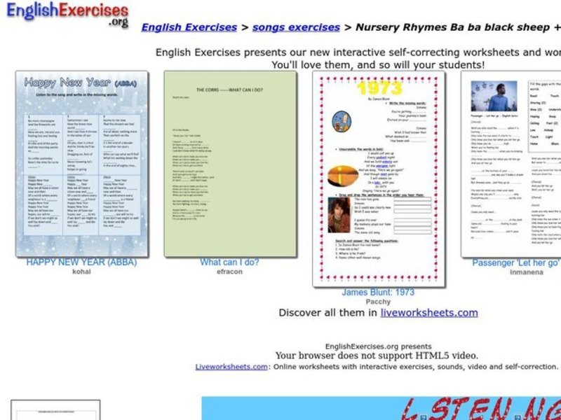 Baa Baa Black Sheep Interactive