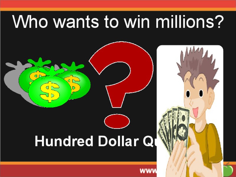 Who Wants to Win Millions? PPT