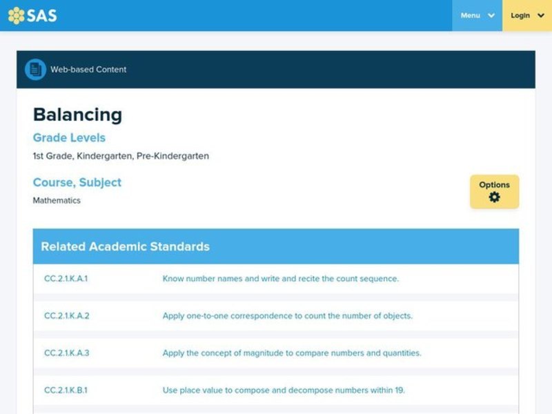 Balancing Lesson Plan