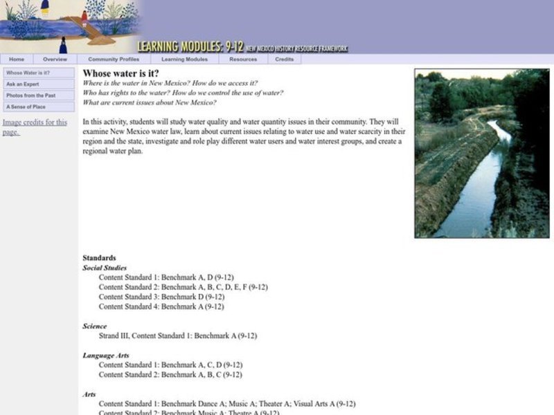 Whose Water is It? Lesson Plan