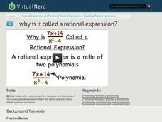 Why is it Called a Rational Expression? Instructional Video