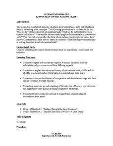 Why Nations Trade Lesson Plan