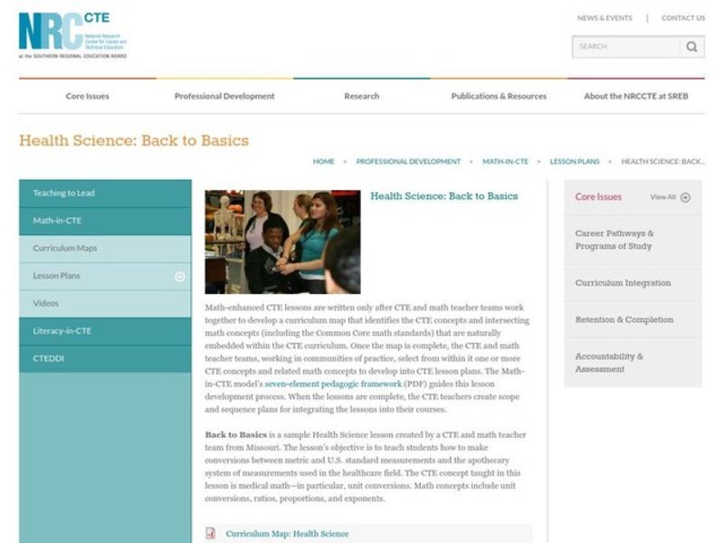 Back to Basics Lesson Plan