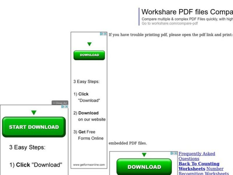 Winter Counting Worksheet