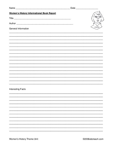 Women's History Printables