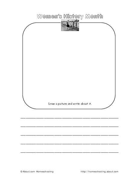 Women's History Month Worksheet