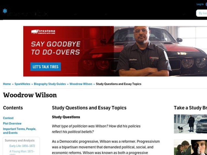 Woodrow Wilson Interactive