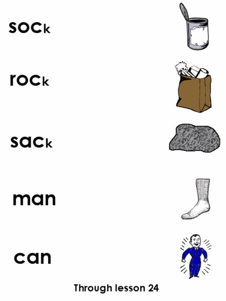 Word and Picture Match Worksheet