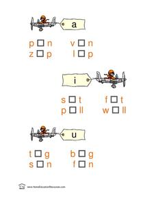 Word Families Lesson Plan