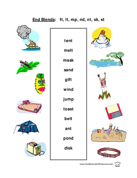 Word Match Worksheet