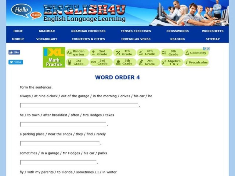 Word Order Interactive