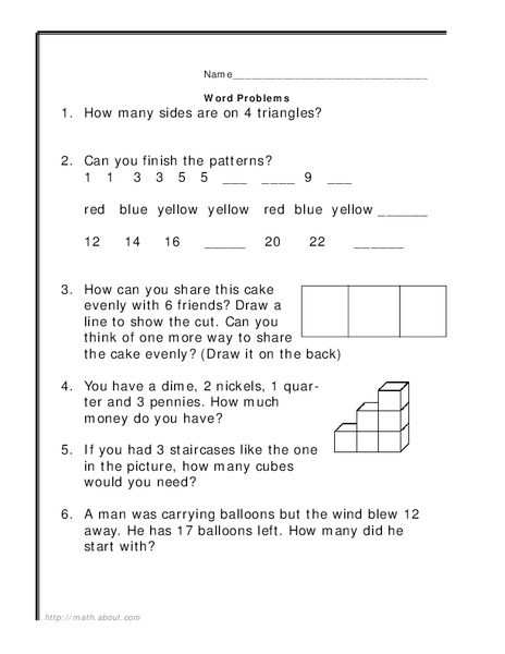 Word Problem Practice Lesson Plan