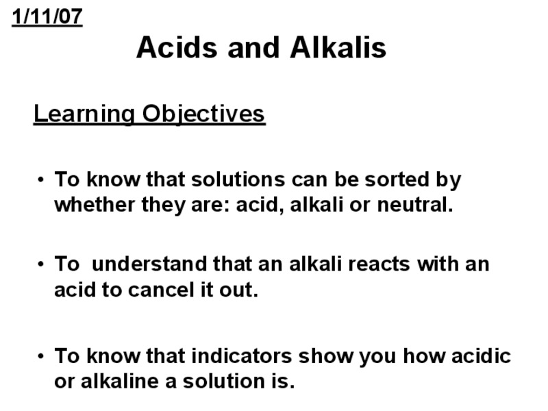 Acids and Alkalis PPT