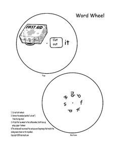 Word Wheel Worksheet