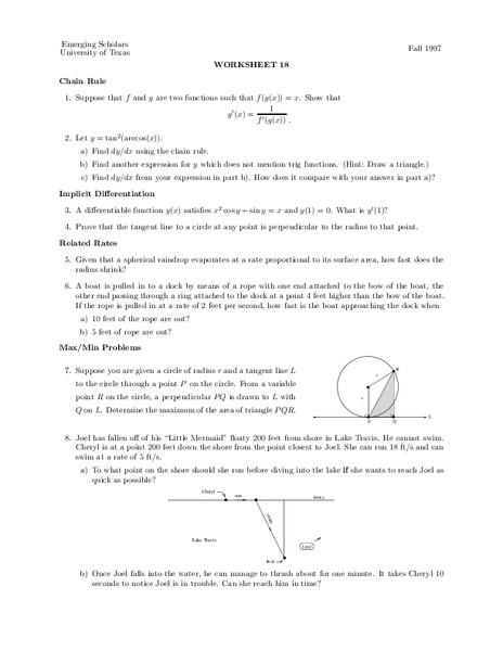 Worksheet 18 Worksheet