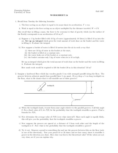 Worksheet 24 Worksheet