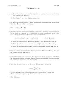 Worksheet 33 Worksheet