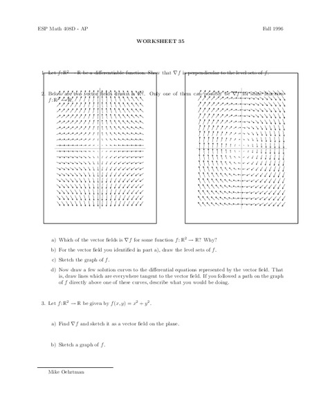 Worksheet 35 Lesson Plan