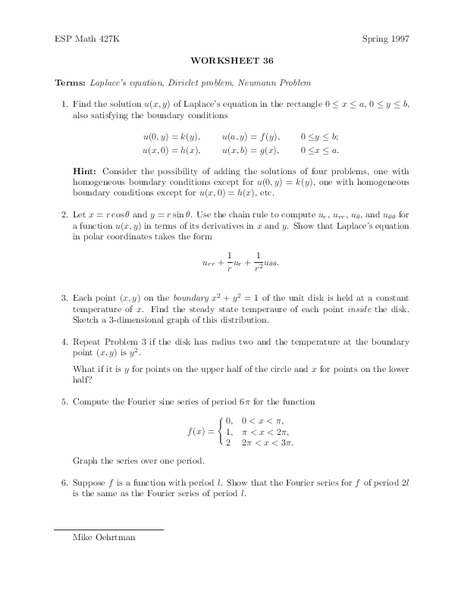 Worksheet 36 Lesson Plan