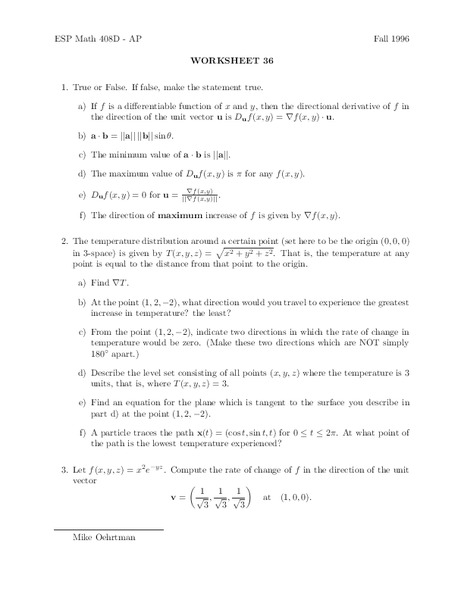 Worksheet 36 Worksheet