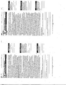 World War I Worksheet