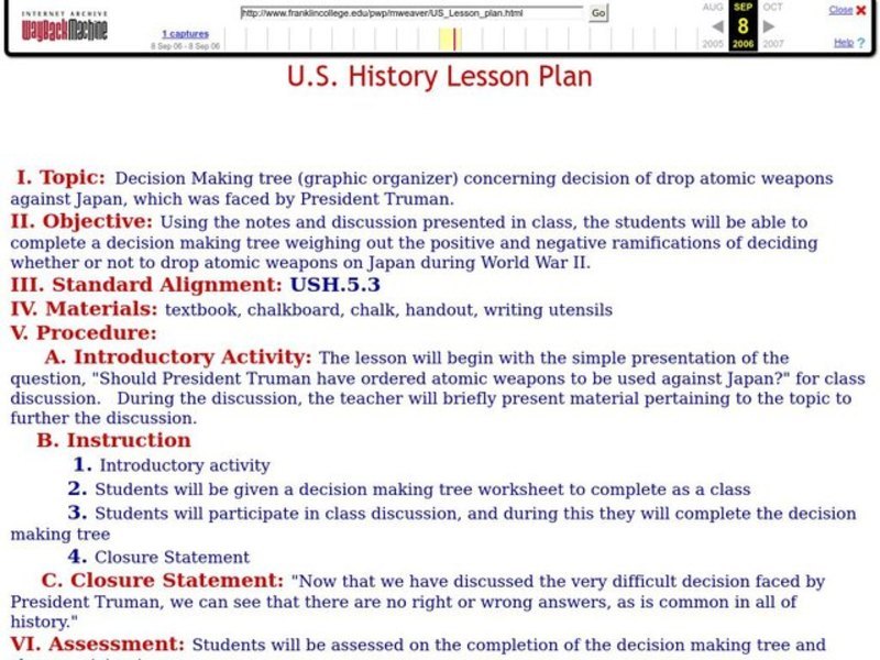 World War II Lesson Plan