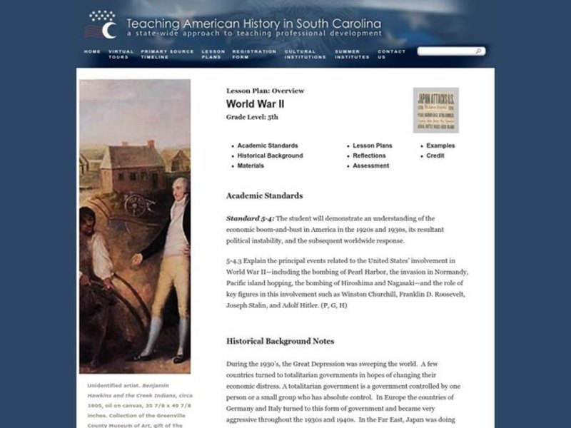 World War II Lesson Plan