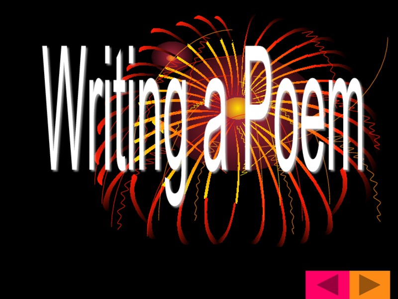 Writing a Poem PPT
