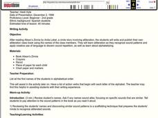 Writing Lesson Lesson Plan