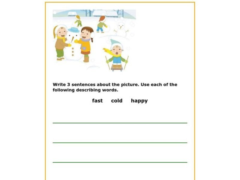 Writing Prompt Worksheet