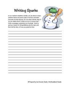 Writing Sparks Lesson Plan