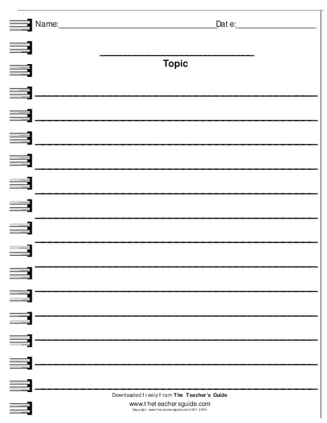 Writing Worksheet Worksheet