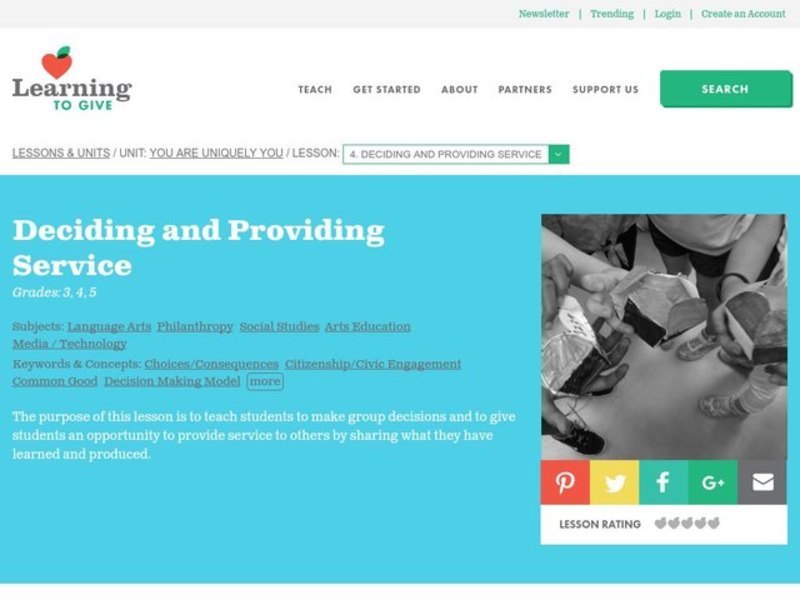 You Are Uniquely You Lesson Plan