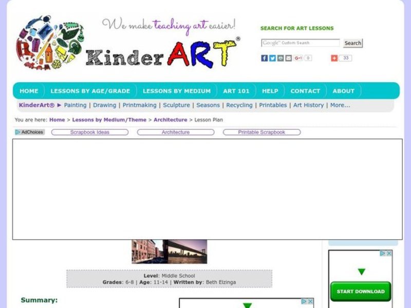 Your State's Architectural Scrapbook Lesson Plan