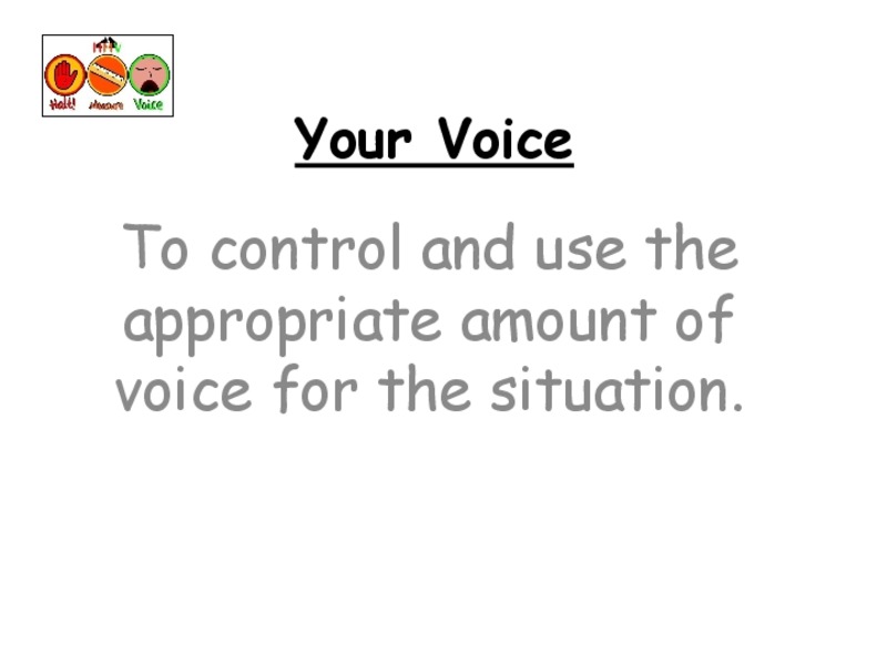 Your Voice PPT