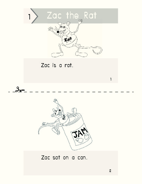 Zac The Rat Worksheet