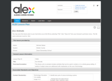 Zoo Animals Lesson Plan