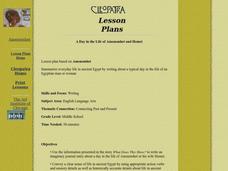 A Day in the Life of Amenemhet and Hemet Lesson Plan