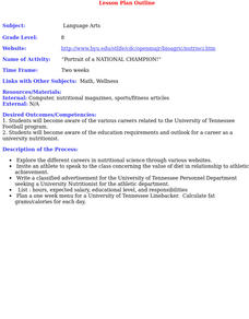 Portrait of a National Champion Lesson Plan